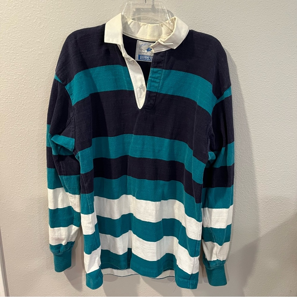 Vintage Lands' End Men's Rugby shirt